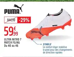 Intersport Puma ultra nitro 7 match fg/ag offre