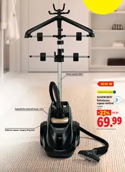 Lidl Silvercrest défroisseur vapeur vertical offre