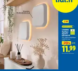 Lidl Livarno applique murale à led sans fil offre
