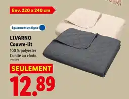 Lidl Livarno couvre-lit offre