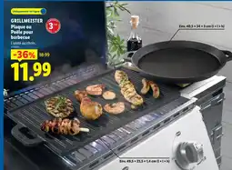 Lidl Grillmeister plaque pour barbecue offre