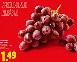 Lidl Raisin rose sans pépins offre