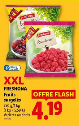 Lidl Freshona fruits surgelés offre