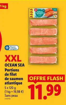 Lidl Ocean sea xxl portions de filet de saumon atlantique offre