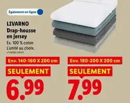 Lidl Livarno drap-housse en jersey offre