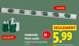 Lidl Parkside porte-outils offre