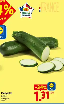 Lidl Courgette offre