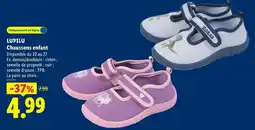 Lidl Lupilu chaussons enfant offre
