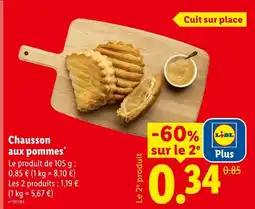 Lidl Chausson aux pommes offre