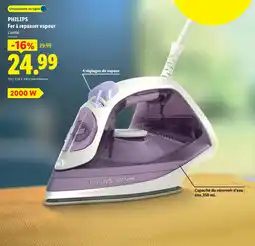 Lidl Philips fer à repasser vapeur offre