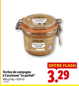 Lidl Le parfait terrine de campagne à l'ancienne offre