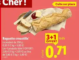 Lidl Baguette croustille offre