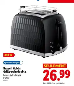 Lidl Russel hobbs grille-pain double offre