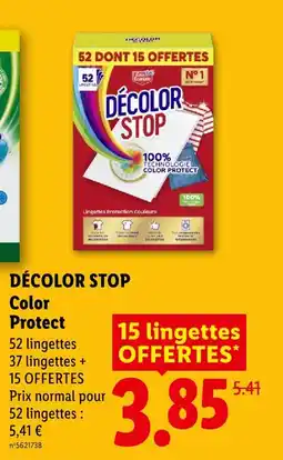 Lidl Décolor stop color protect offre