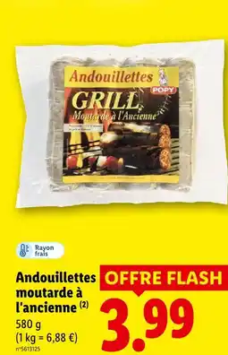 Lidl Popy andouillettes moutarde à l'ancienne offre