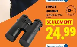 Lidl Crivit jumelles offre