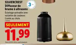 Lidl Silvercrest diffuseur de brume à ultrasons offre