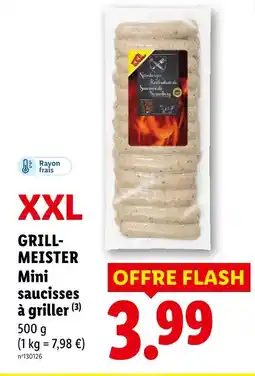 Lidl Grill- meister mini saucisses à griller offre