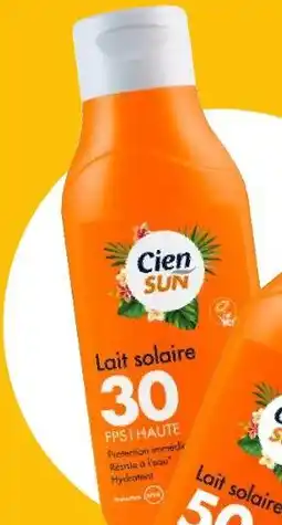 Lidl Cien sun lait solaire fps 30 offre