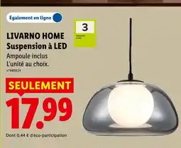 Lidl Livarno home suspension à led offre