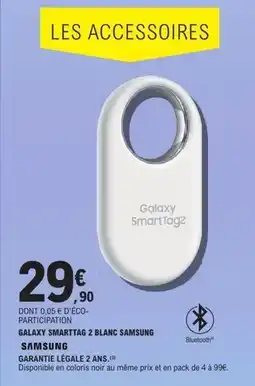 E.Leclerc Samsung - galaxy smartag 2 blanc offre