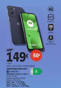 E.Leclerc Motorola - smartphone moto g65 offre
