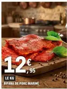 E.Leclerc Biran de porc mariné offre
