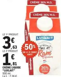 E.Leclerc Ram - creme liquide offre