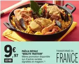 E.Leclerc Signal - paëlla royale qualite traiteur offre