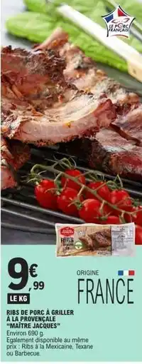 E.Leclerc Rise de porc à griller la provocable offre