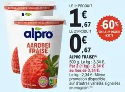 E.Leclerc Alpro - fraise offre