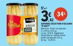 E.Leclerc D'aucy - asperges sélection d'ailleurs offre