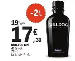 E.Leclerc Bulldog gin offre