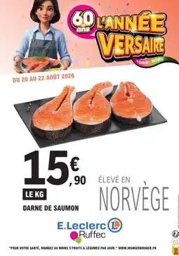 E.Leclerc E.leclerc - darne de saumon offre