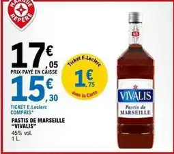 E.Leclerc E.leclerc - pastis de marseille offre