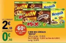 E.Leclerc Nestlé - 6 mini mix céréales offre