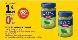 E.Leclerc Barilla - pesto alla genovese offre