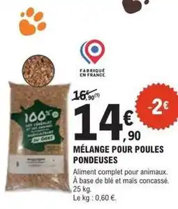 E.Leclerc Jardi Gers - mélange pour poules pondeuses offre