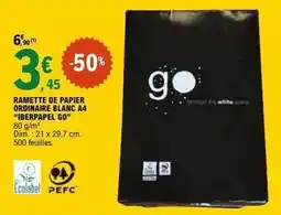 E.Leclerc Dim - ramette de papier ordinaire blanc a4 offre