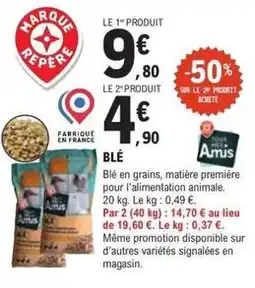 E.Leclerc Jardi Amis - blé en grains, matière premiere pour l'alimentation animale offre