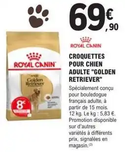 E.Leclerc Jardi Royal canin - croquettes pour chien adulte golden retriever offre