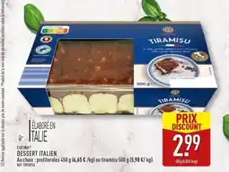 ALDI Dessert italien offre