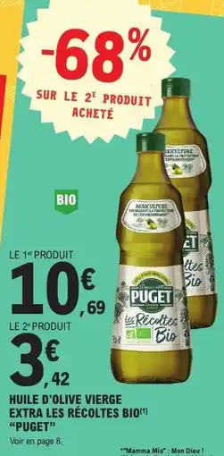 E.Leclerc Express Puget - huile d'olive vierge extra les rectores bio offre