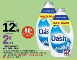 E.Leclerc Dash - lessive liquide maxi pack offre