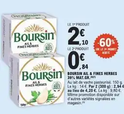 E.Leclerc Express Boursin - fil & fines herbes offre