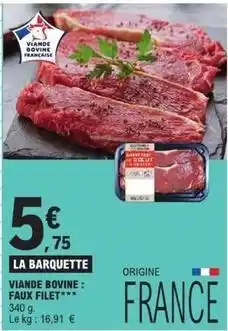 E.Leclerc Express Viande bovine: faux filet offre
