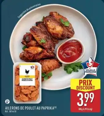 Ailerons de poulet au paprika