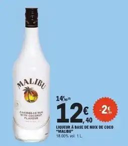 E.Leclerc Express Malibu - liqueur à base de noix de coco offre