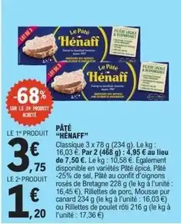 E.Leclerc Express Canard - pâté offre