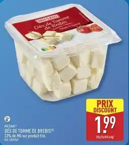 ALDI Milsani - dés de tomme de brebis offre